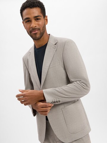 STRELLSON Slim fit Business-colbert ' Arndt ' in Beige