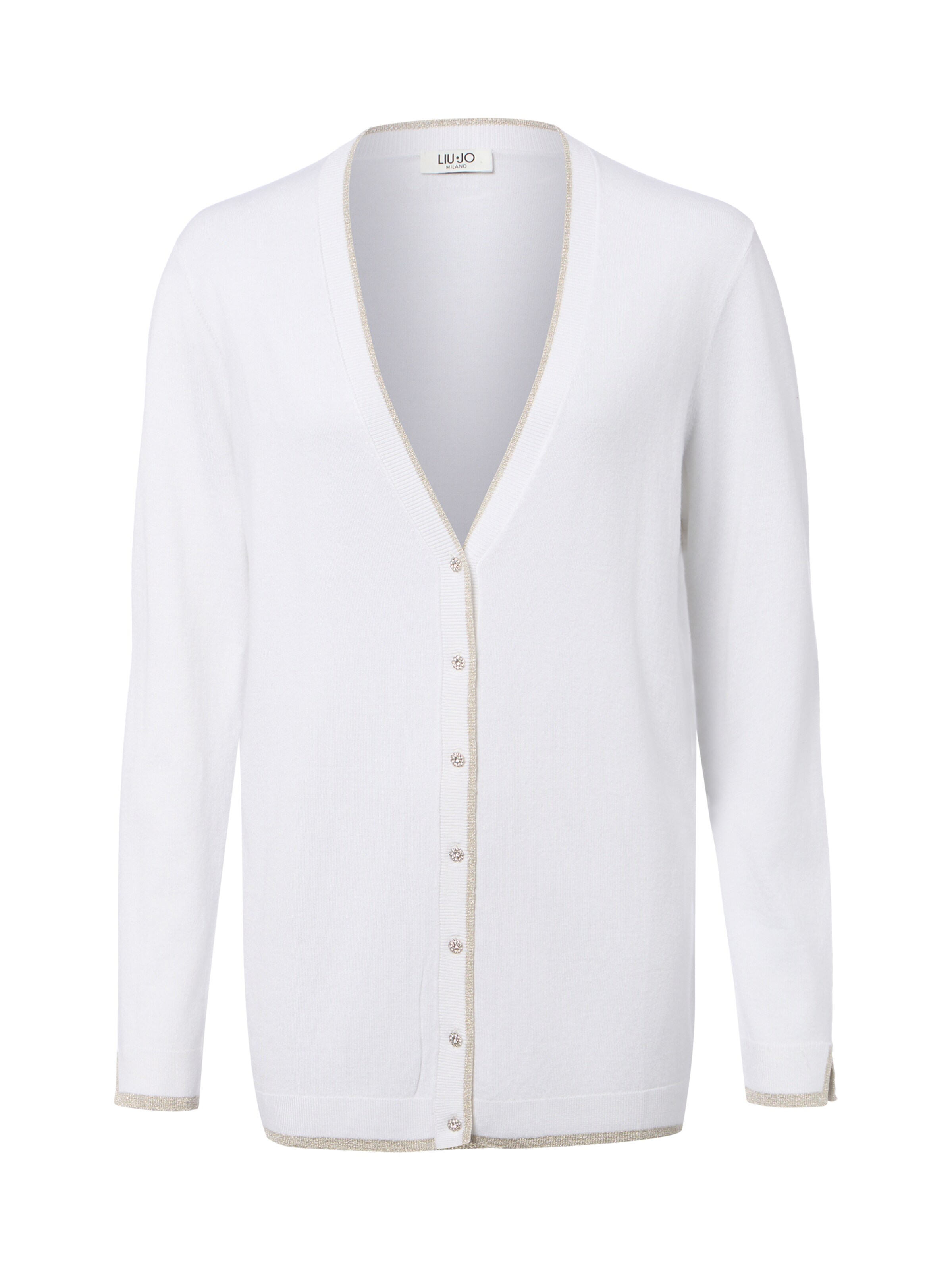 Liu Jo Gebreid vest in Beige: voorkant