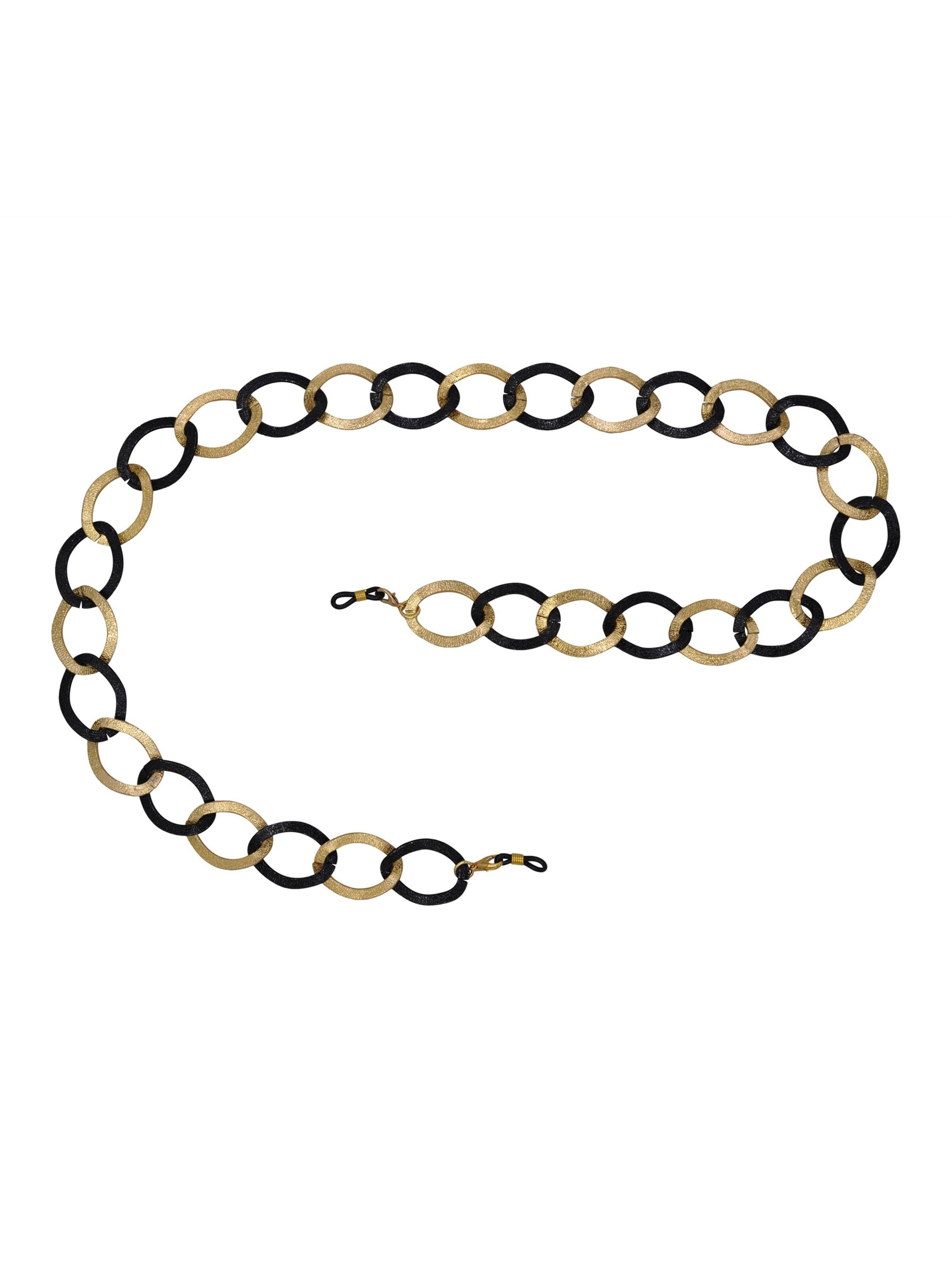 Steuer Brillenkette in Gold