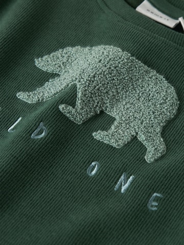 NAME IT - Sudadera 'NMMOBEAR' en verde