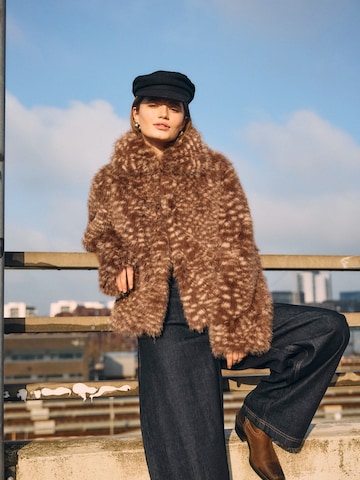 Noisy may Between-season jacket 'NMWILLOW' in Brown: front
