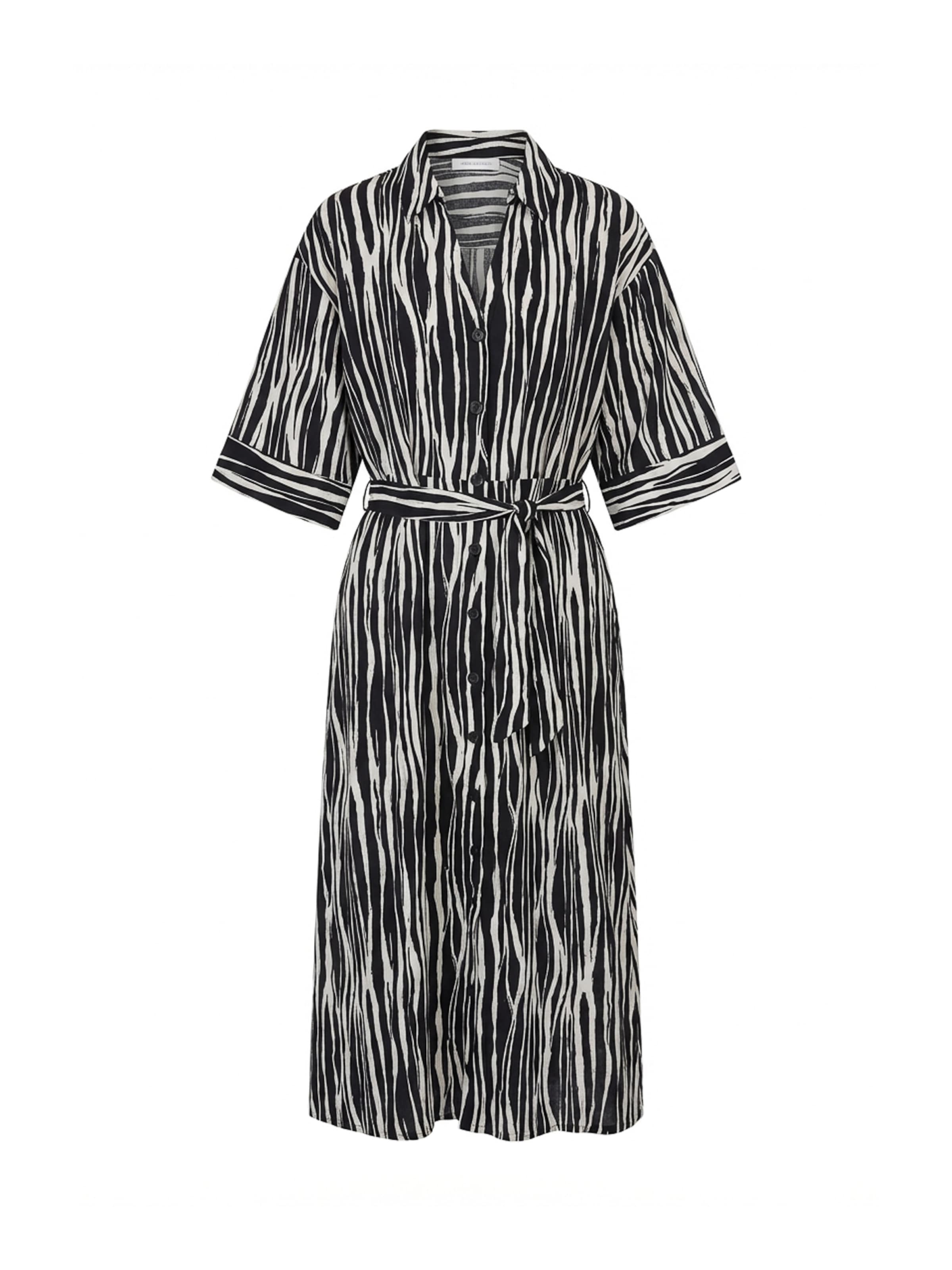 Guido Maria Kretschmer Women Košulja haljina 'Salma' u crna / bijela, Pregled proizvoda