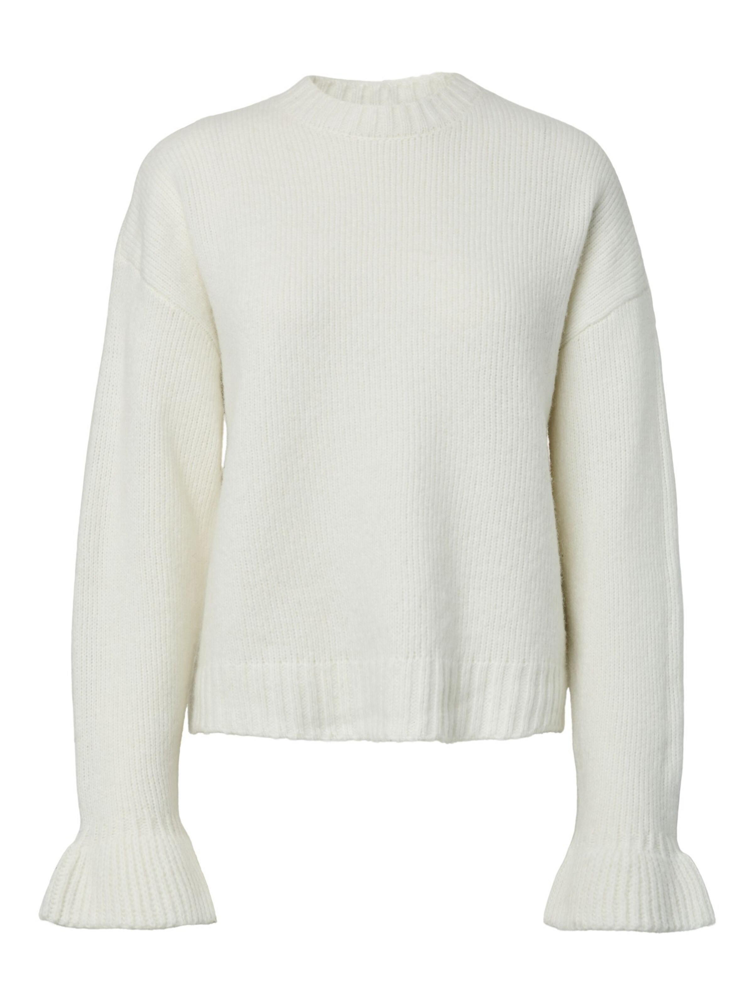 Pull-over 'PCJimma' PIECES en blanc : devant