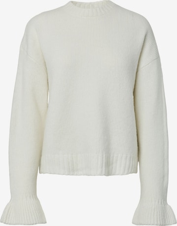 Pull-over 'PCJimma' PIECES en blanc : devant