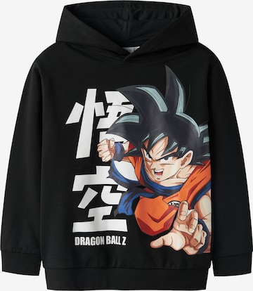 NAME IT Collegepaita 'NKMDIX DRAGONB' värissä musta: etupuoli