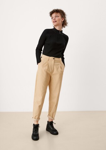 Effilé Pantalon chino QS en beige