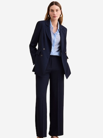 Il Lanificio Regular Broek in Blauw