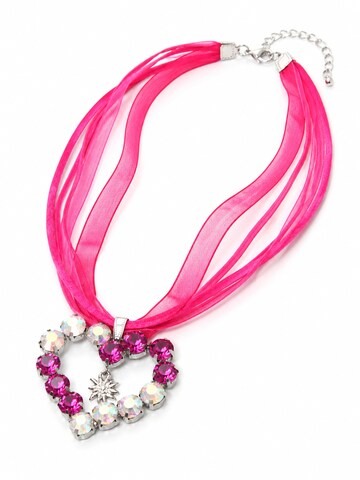 Allgäu Rebell Kette 'Gudrun'‌ in Pink: Vorderseite