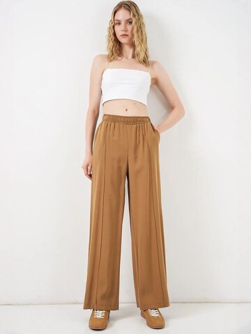 Wide leg Pantaloni di Bigdart in marrone