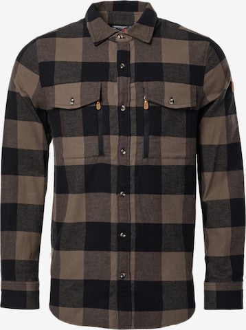 SWEDEMOUNT Traditional button up shirt 'Nordkap' in Green: front