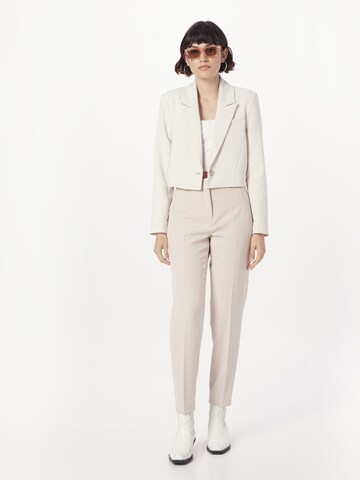MORE & MORE Regular Pantalon 'Cigarette' in Beige