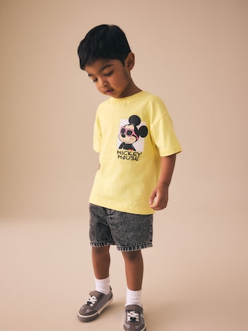 Next Shirt 'Mickey Mouse' in Yellow