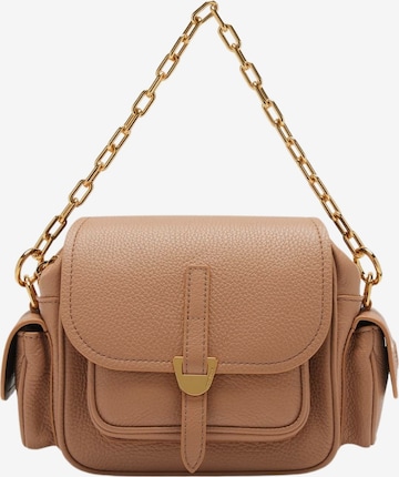 Coccinelle Handtas 'Coccinelle Campus' in Bruin: voorkant