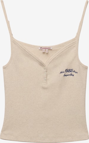 Haut Superdry & Co en beige : devant