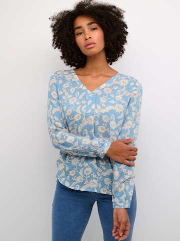 Kaffe Blouse 'Amber' in Blue: front