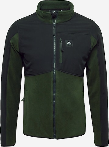 Whistler Athletic Fleece Jacket 'Evo' in Green: front