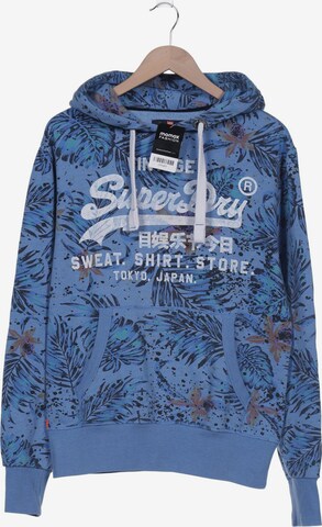 Superdry Sweatshirt & Zip-Up Hoodie in M in Blue: front