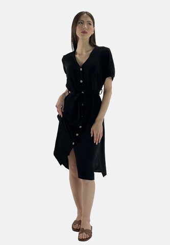 Abito camicia di Elara in nero