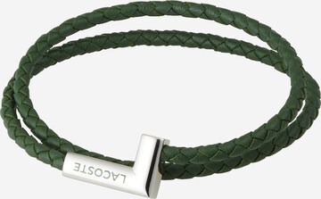 LACOSTE - Pulseira em verde: frente