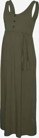 MAMALICIOUS Kleid 'MLEvi Lia' in Grün: Vorderseite