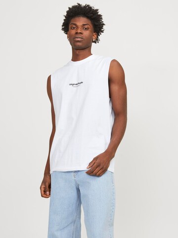 T-Shirt 'VESTERBRO' JACK & JONES en blanc : devant