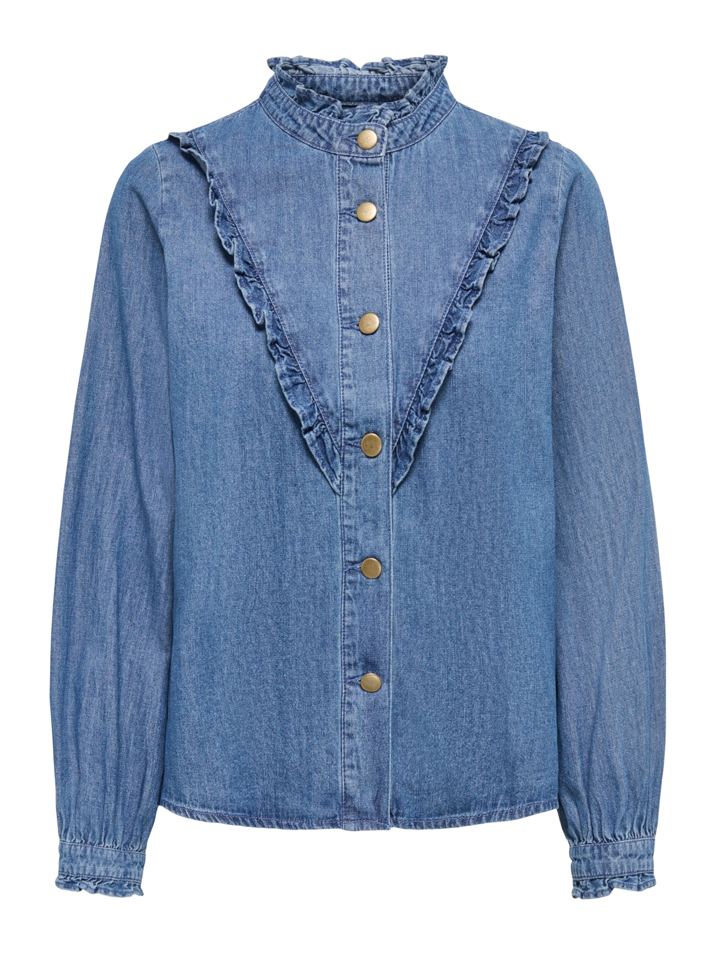 ONLY - Blusa 'ONLELLIE' en azul: frente