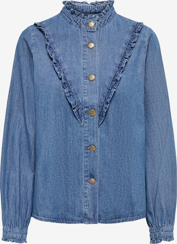ONLY Bluse 'ONLELLIE' in Blau: Vorderseite