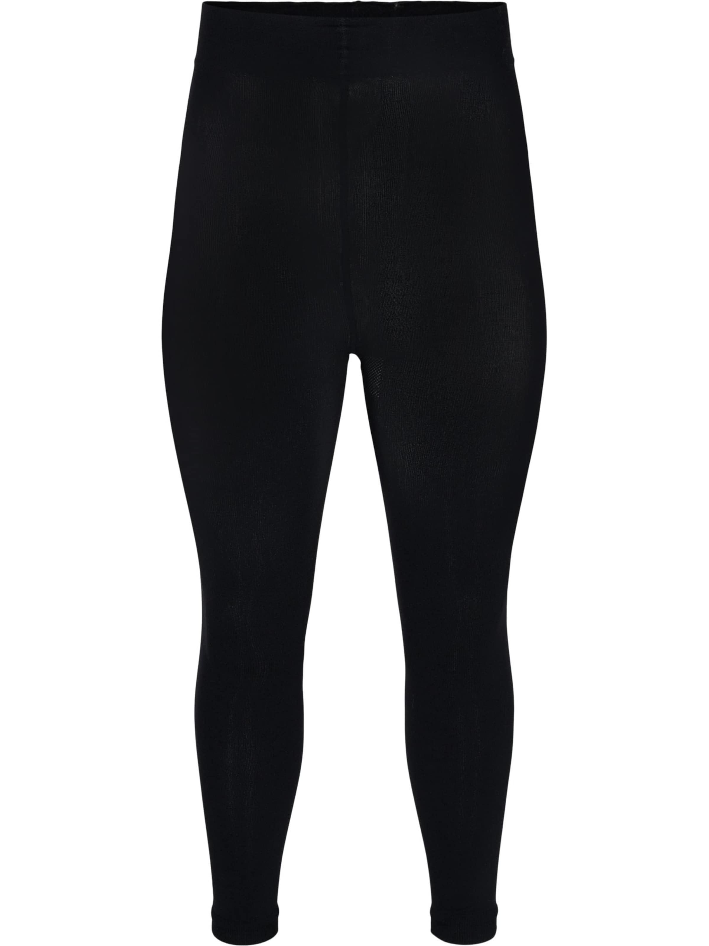 Zizzi Skinny Fit Клин в черно: отпред