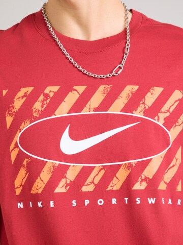 Nike Sportswear Majica | rdeča barva