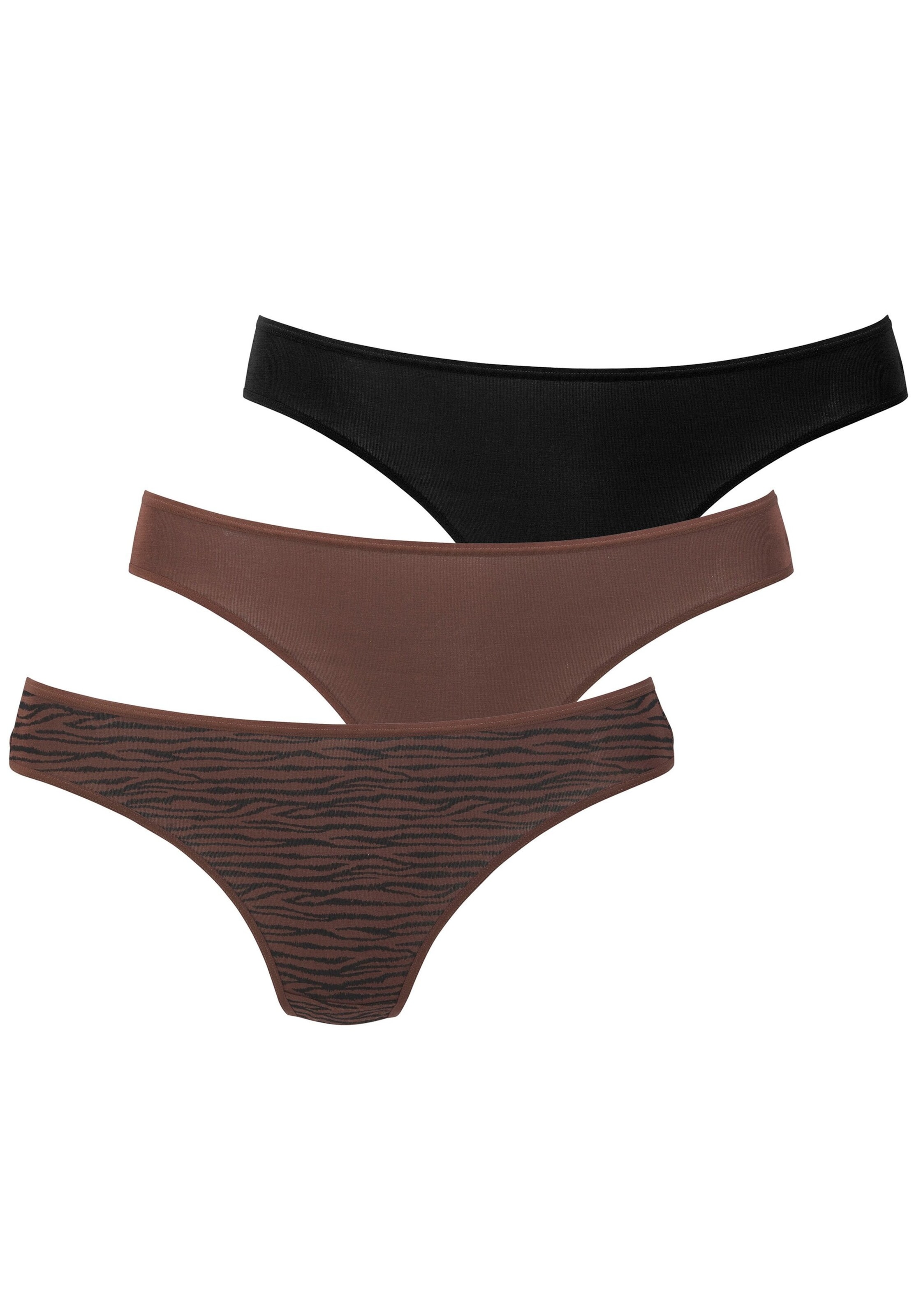 LASCANA Στρινγκ σε καφέ: μπροστά