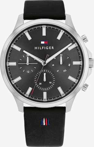 TOMMY HILFIGER Zegarek analogowy w kolorze srebrny