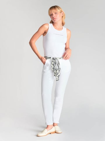 Regular Pantalon chino 'Dyli 5' Le Temps Des Cerises en blanc