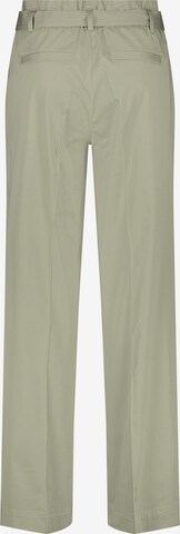 GERRY WEBER Regular Trousers with creases in Green