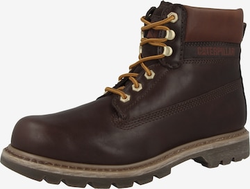CATERPILLAR Lace-Up Boots in Brown: front