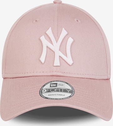 Cappello da baseball 'LEAGUE ESSENTIAL 9FORTY NEYYAN' di NEW ERA in rosa