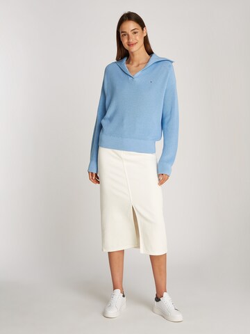 TOMMY HILFIGER Sweter w kolorze niebieski