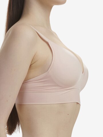 ADIDAS SPORTSWEAR Triangle Sports Bra ' WIRELESS BRA ' in Pink