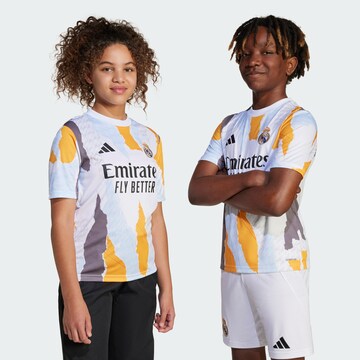 T-Shirt fonctionnel 'Real Madrid 24/25 Pre-Match' ADIDAS PERFORMANCE en blanc : devant