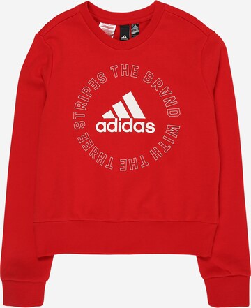 ADIDAS PERFORMANCE Sportsweatshirt 'Bold' in Rot: predná strana