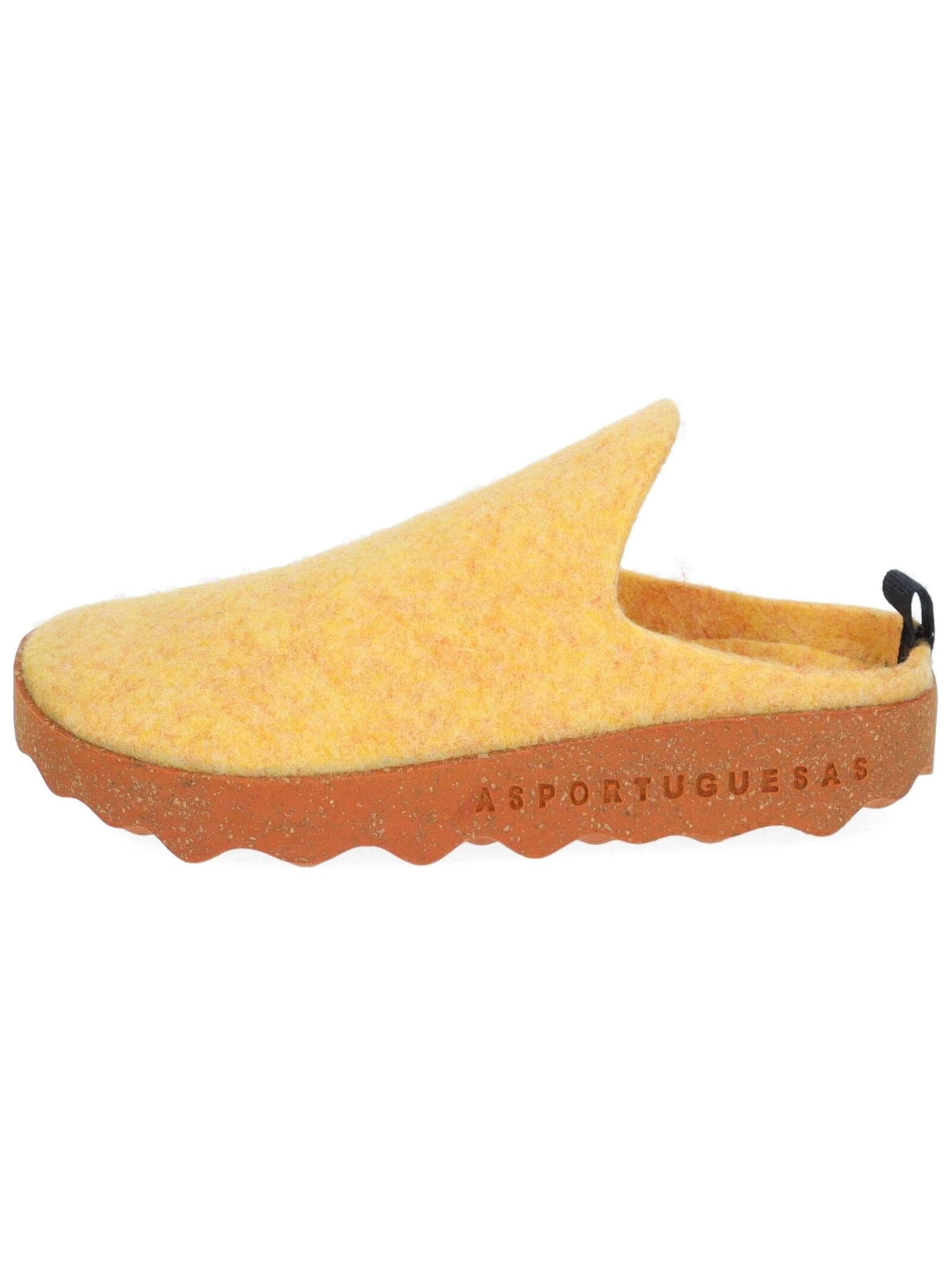 Asportuguesas Hausschuh in Gelb