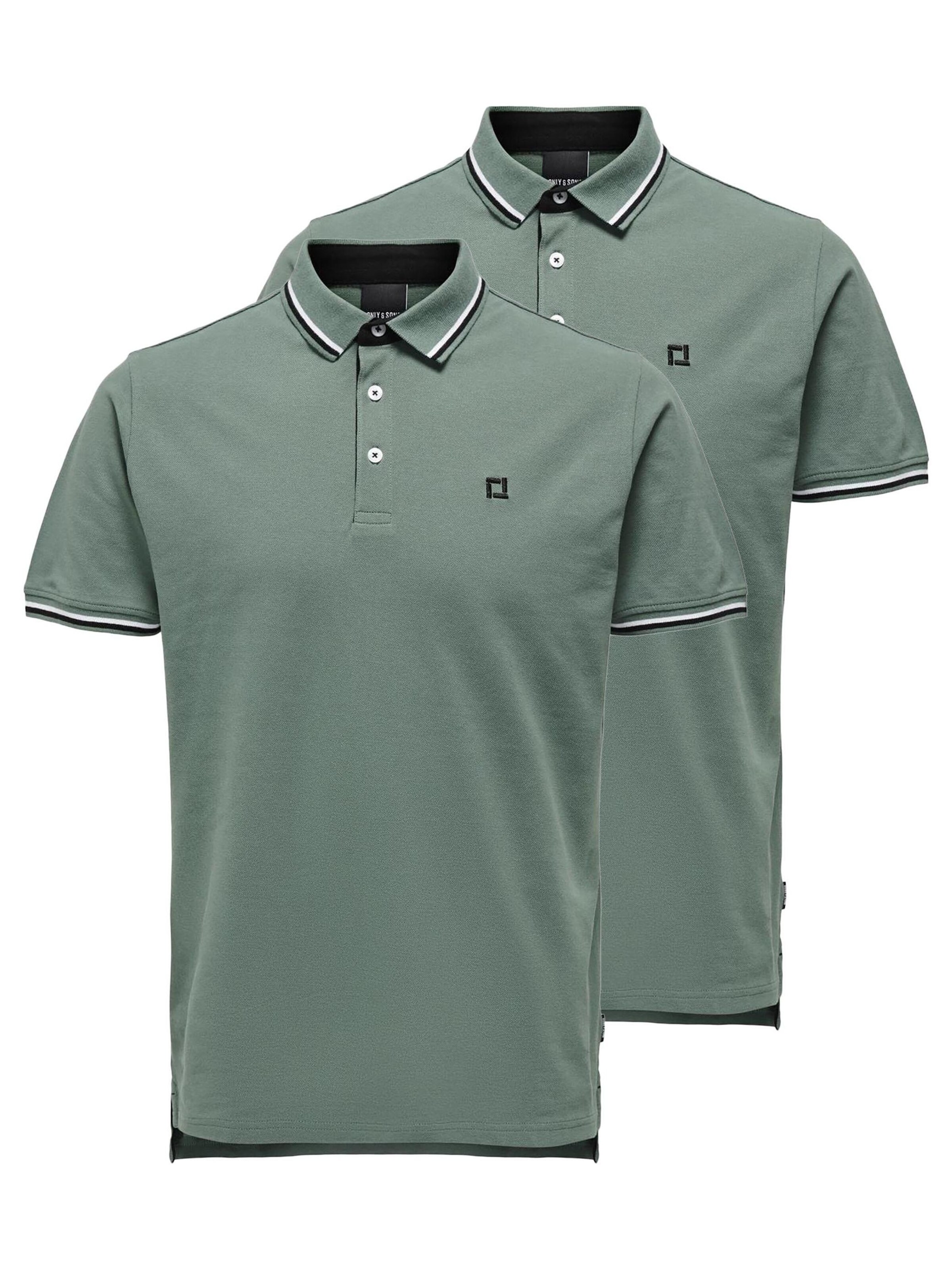 Only & Sons Shirt 'Onsefletcher'‌‌‌ in Grün: Vorderseite