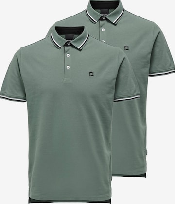 Only & Sons Shirt 'Onsefletcher' in Grün: Vorderseite