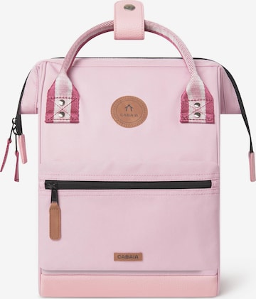 Cabaia Backpack 'Adventurer' in Pink: front