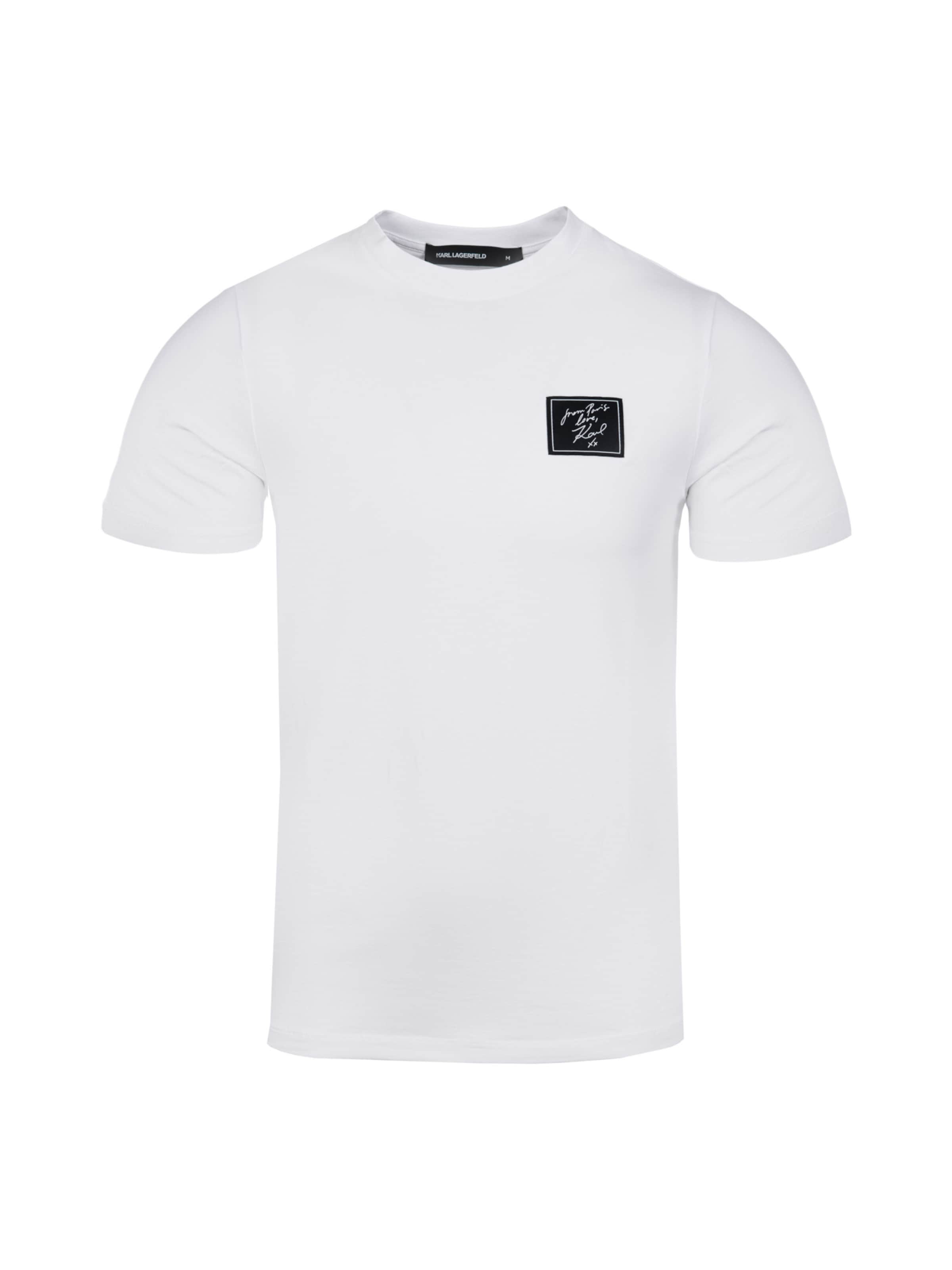 Maglia funzionale di Karl Lagerfeld in bianco: frontale