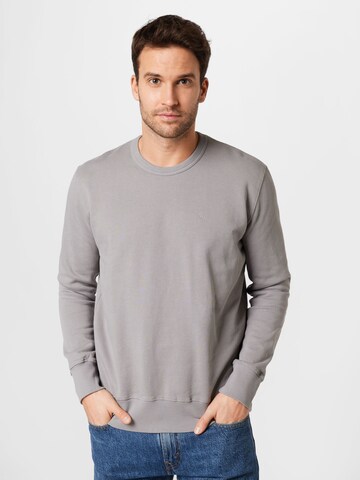 Rotholz Sweatshirt 'Rights' in Grau: Vorderseite