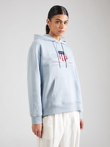 Sweat-shirt GANT en bleu : devant