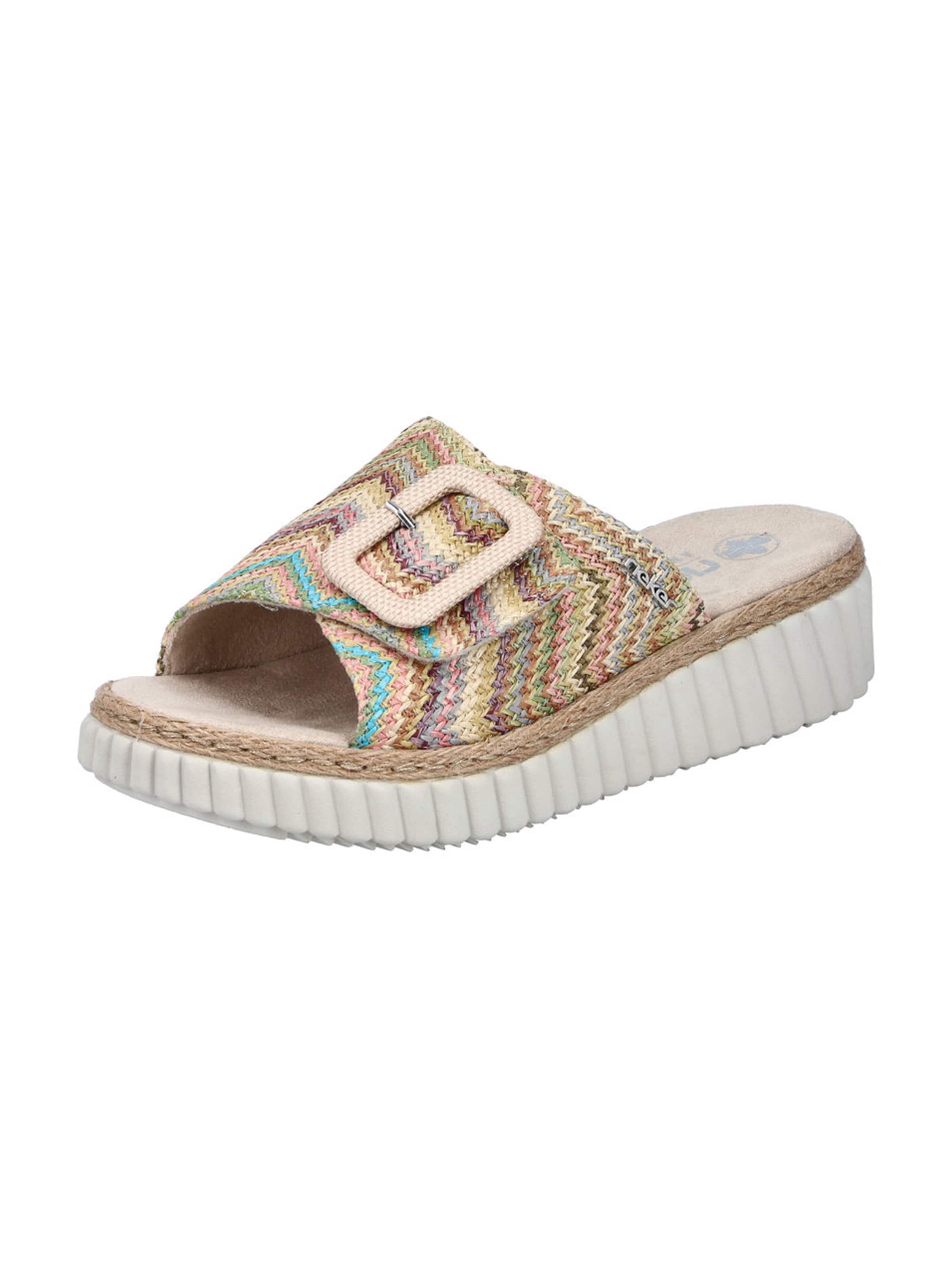 Zoccoletto di Rieker in colori misti: frontale