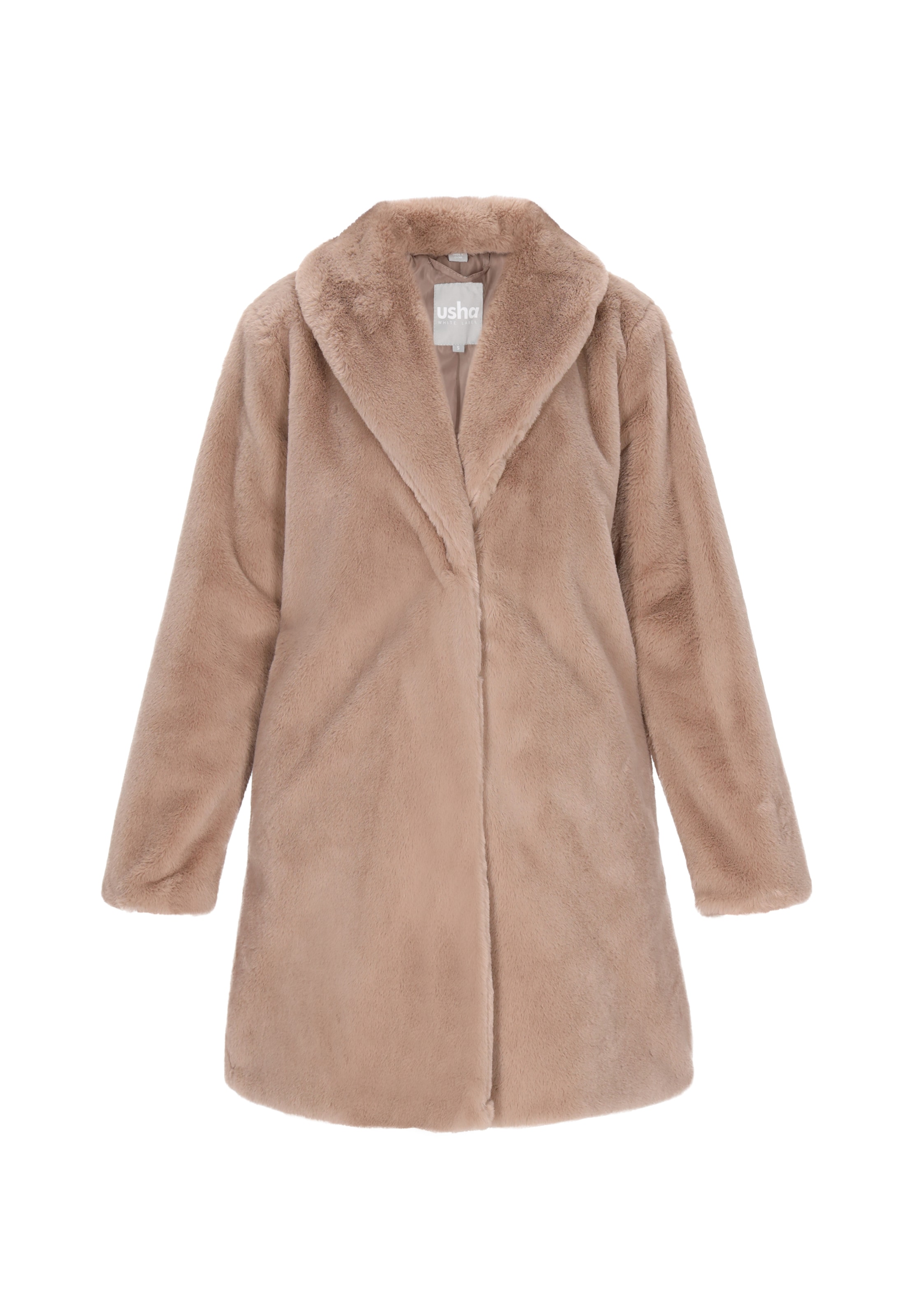 usha WHITE LABEL Talvemantel 'White Label', värv hall: eest vaates