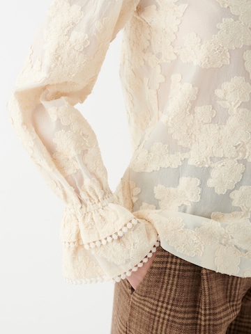 Dea Kudibal - Camisa ' MalliniaDEA NS ' em branco