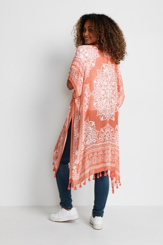 Cream Kimono 'Kanah' in Rot